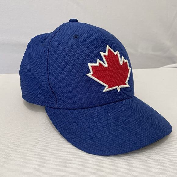 Toronto Blue Jays Hat Cap New Era Mens 7.25 Fitted 59Fifty Maple Leaf Logo - Picture 2 of 12